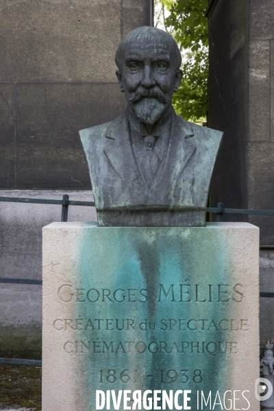 Les tombes  people  du pere lachaise