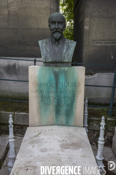 Les tombes  people  du pere lachaise