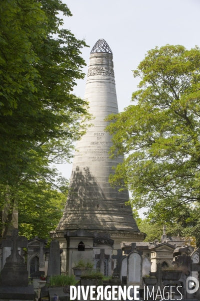 Les tombes  people  du pere lachaise