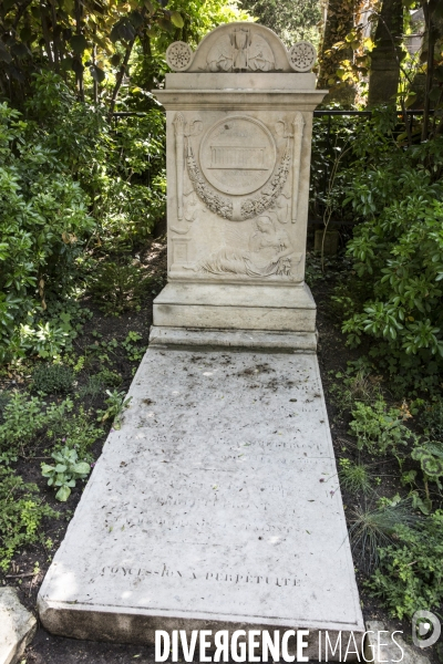 Les tombes  people  du pere lachaise