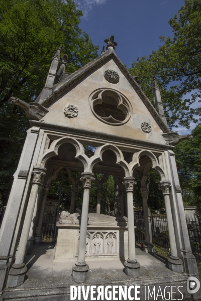 Les tombes  people  du pere lachaise