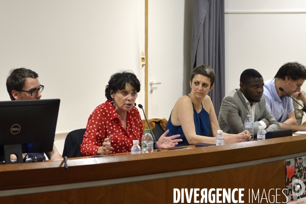 Confluence des deux marches citoyennes Tous cobayes et Solidaire des migrants à Lyon