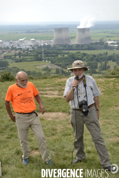 Tous Cobayes , marche antinucléaire Vérité et Justice pour la santé environnementale à la centrale du Bugey