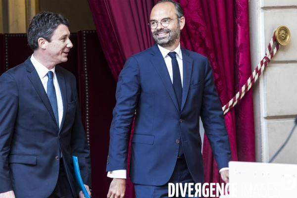 Séminaire gouvernemental au palais de l Elysée.