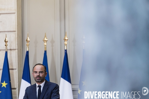 Séminaire gouvernemental au palais de l Elysée.