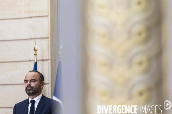 Séminaire gouvernemental au palais de l Elysée.
