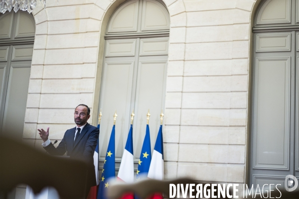 Séminaire gouvernemental au palais de l Elysée.