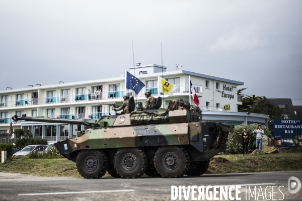 Catamaran 2018 , entrainement interarmées franco-britannique.