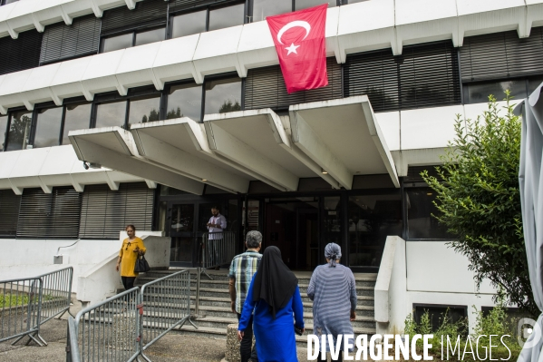 Elections Turquie. Bureau de vote du consulat Turc à Strasbourg