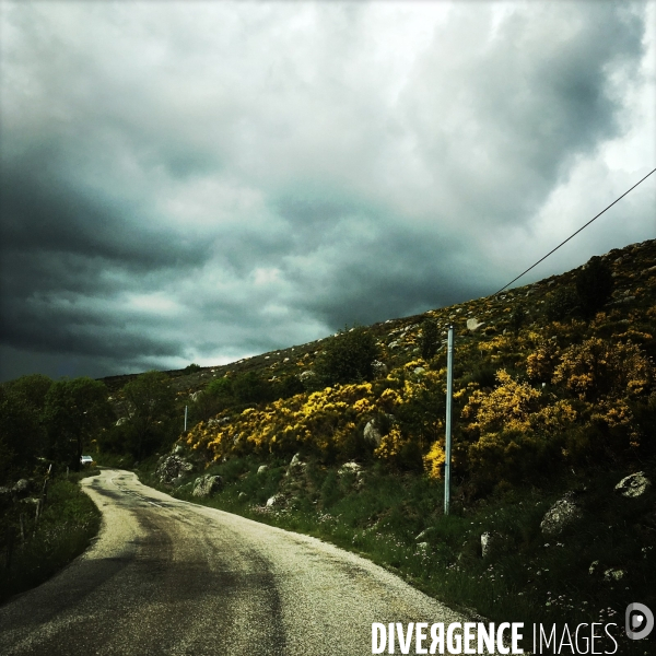 Orage en Ardèche Cévenole