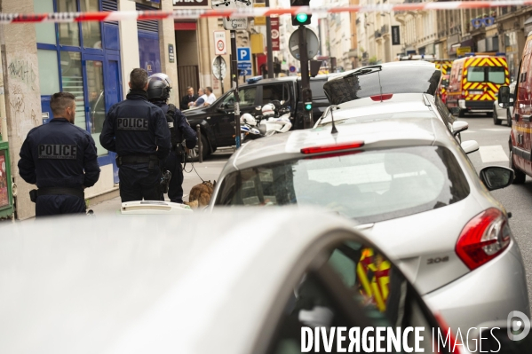 Prise d otage rue des petites écuries Paris
