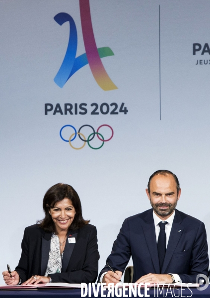 Signature du protocole d organisation des Jeux Olympiques et Paralympiques 2024