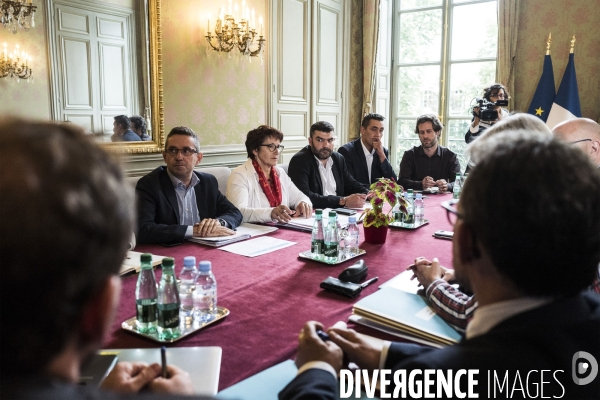 Stéphane Travert reçoit la FNSEA
