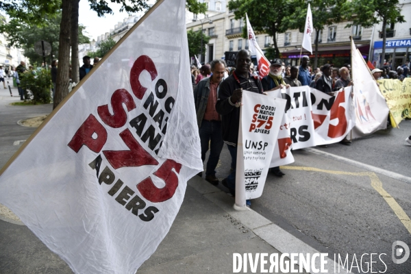 Marche citoyenne Vintimille-Londres pour l accueil des migrants.