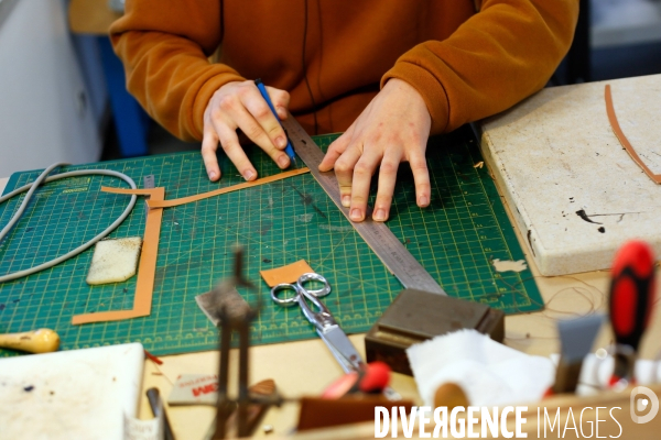 Ecole Boudard de Montbéliard, formation maroquinerie