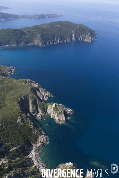 Vue aérienne de Corse