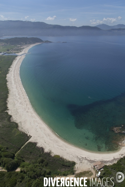 Vue aérienne de Corse