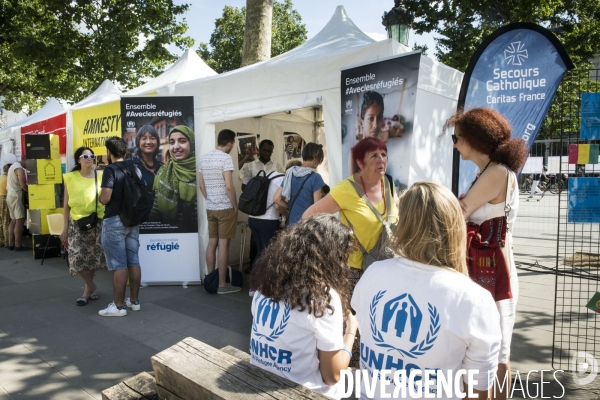 Journée mondiale des réfugiés à Paris
