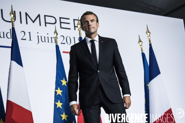 Emmanuel Macron, Finistère.