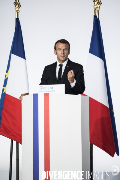 Emmanuel Macron, Finistère.