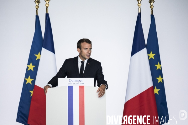 Emmanuel Macron, Finistère.