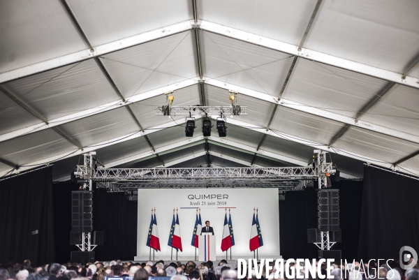 Emmanuel Macron, Finistère.