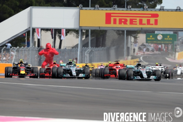 Grand prix de France F1.Course.