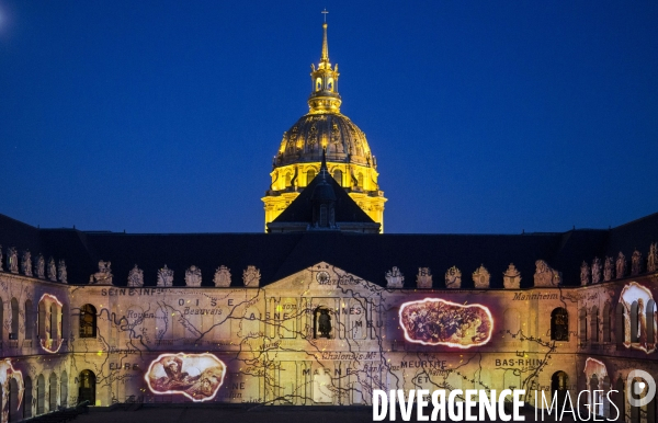 Spectacle La nuit aux Invalides dans la cour d honneur de l Hôtel des Invalides.