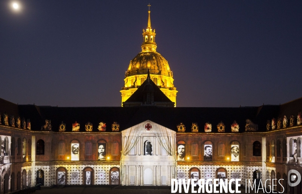 Spectacle La nuit aux Invalides dans la cour d honneur de l Hôtel des Invalides.