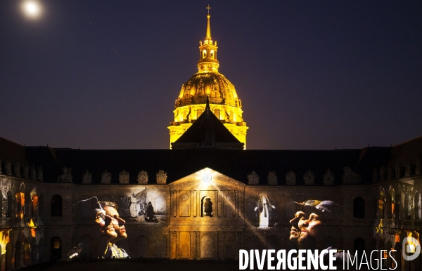 Spectacle La nuit aux Invalides dans la cour d honneur de l Hôtel des Invalides.
