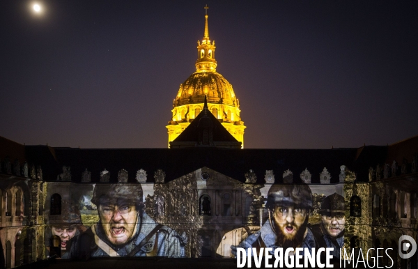 Spectacle La nuit aux Invalides dans la cour d honneur de l Hôtel des Invalides.