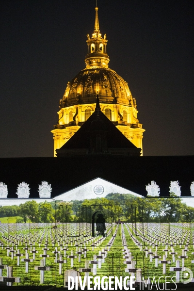 Spectacle La nuit aux Invalides dans la cour d honneur de l Hôtel des Invalides.