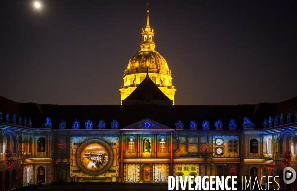 Spectacle La nuit aux Invalides dans la cour d honneur de l Hôtel des Invalides.