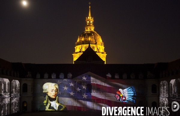 Spectacle La nuit aux Invalides dans la cour d honneur de l Hôtel des Invalides.