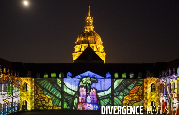 Spectacle La nuit aux Invalides dans la cour d honneur de l Hôtel des Invalides.