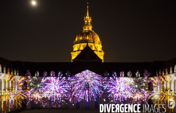 Spectacle La nuit aux Invalides dans la cour d honneur de l Hôtel des Invalides.