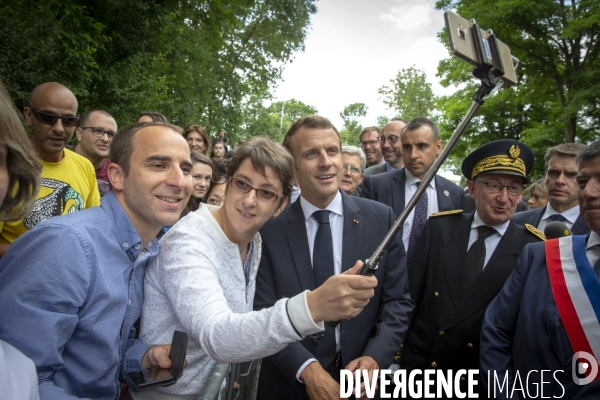 Emmanuel Macron en Vendée, hommage à Clemenceau