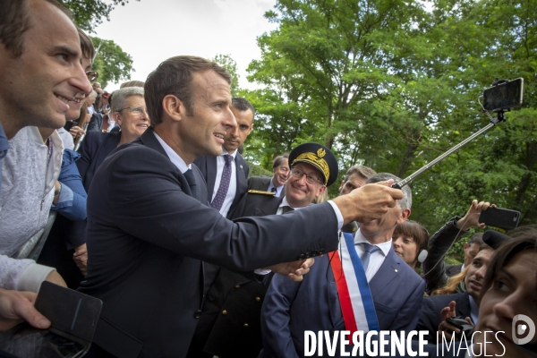 Emmanuel Macron en Vendée, hommage à Clemenceau