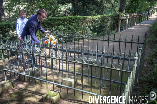 Emmanuel Macron en Vendée, hommage à Clemenceau