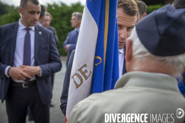 Emmanuel Macron en Vendée, hommage à Clemenceau
