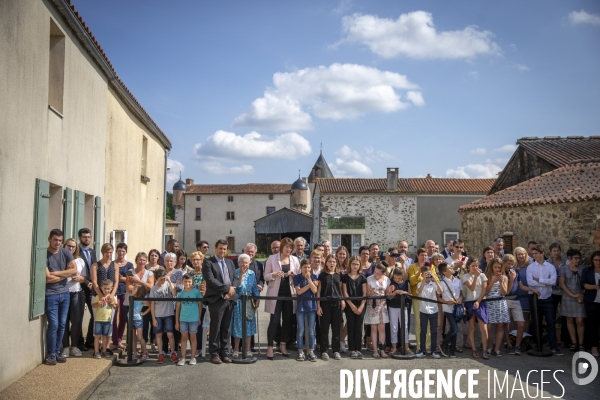 Emmanuel Macron en Vendée, hommage à Clemenceau