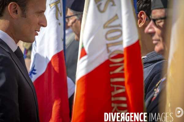 Emmanuel Macron en Vendée, hommage à Clemenceau