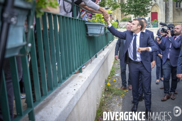 Emmanuel Macron en Vendée, hommage à Clemenceau