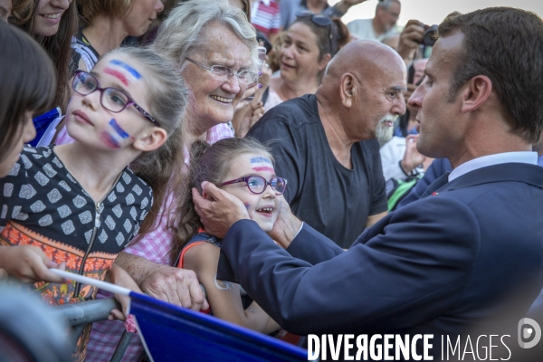 Emmanuel Macron en Vendée, hommage à Clemenceau