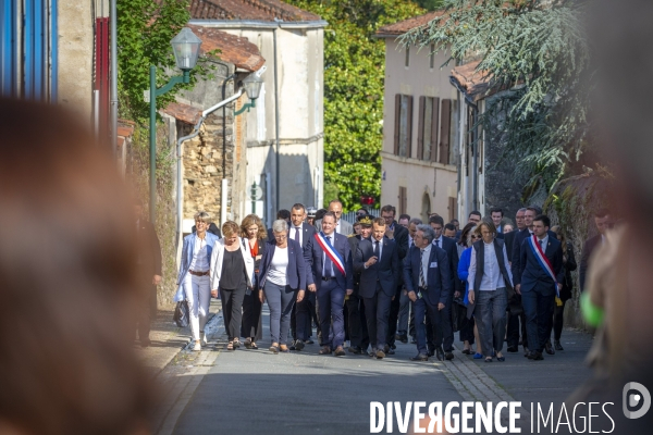 Emmanuel Macron en Vendée, hommage à Clemenceau