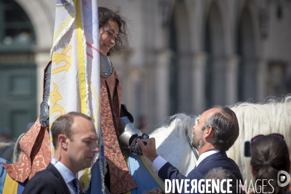 Edouard Philippe à la Fête de Jeanne d Arc à Orléans