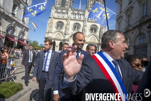 Edouard Philippe à la Fête de Jeanne d Arc à Orléans