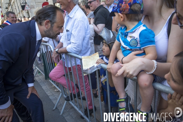 Edouard Philippe à la Fête de Jeanne d Arc à Orléans