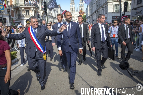 Edouard Philippe à la Fête de Jeanne d Arc à Orléans