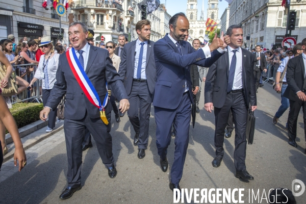 Edouard Philippe à la Fête de Jeanne d Arc à Orléans